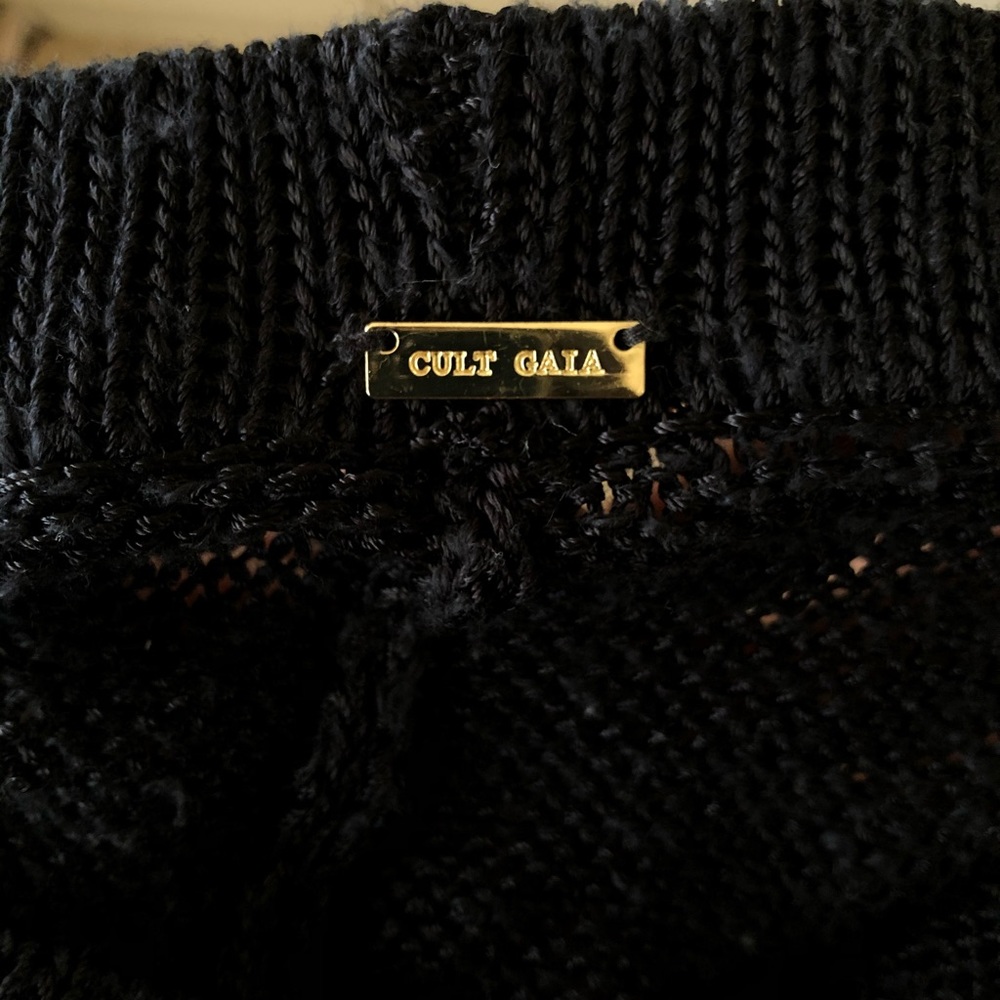 Cult Gaia Knit Pant in Black - Picture 8 of 10